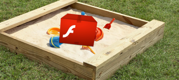 Flash Player em sandbox