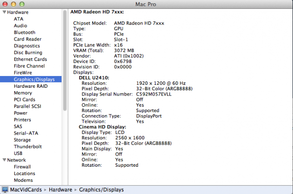 Série de GPUs ATI 7000 suportada no OS X 10.8.3