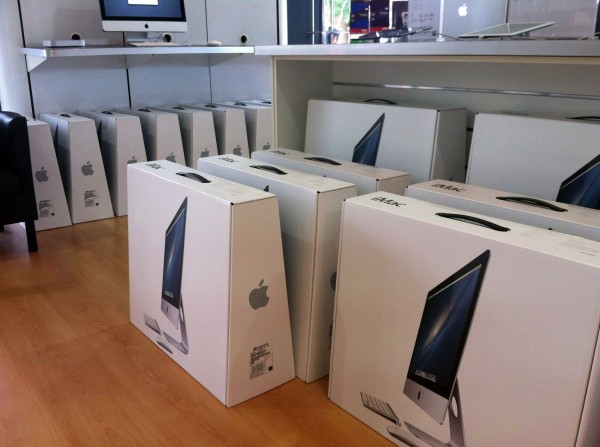 Novos iMacs à venda na Austrália