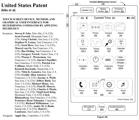 "Patente de Steve Jobs"