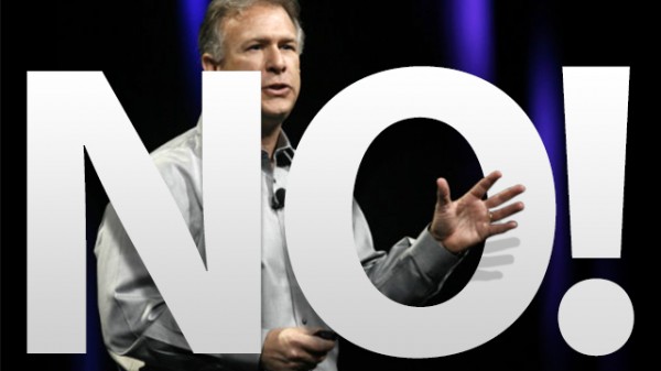 Phil Schiller dizendo não para um iPhone de baixo custo