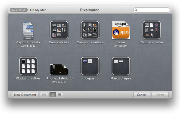 iCloud no OS X