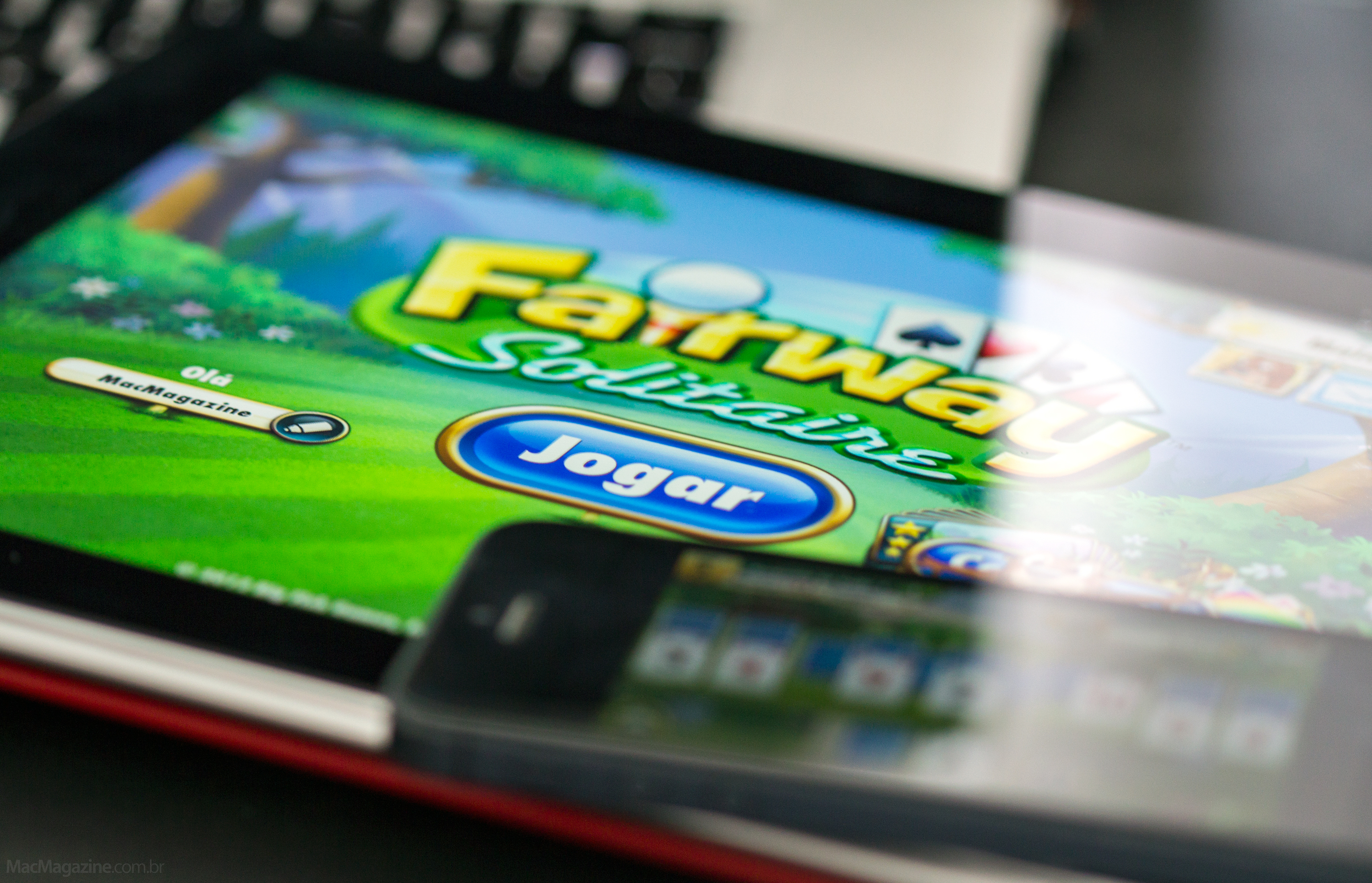 Jogo Fairway Solitaire no iPad e iPhone (by MacMagazine)