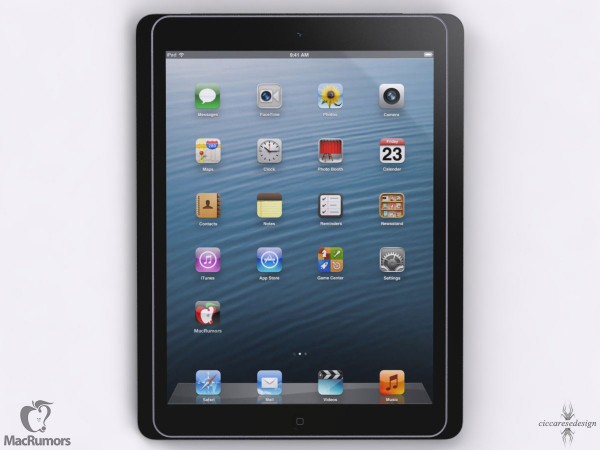 Mockup realista de iPad de quinta geração