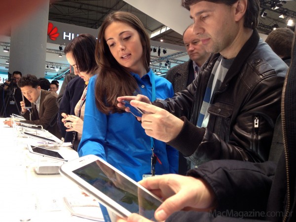 MacMagazine no Mobile World Congress 2013 - Samsung Galaxy Note 8.0