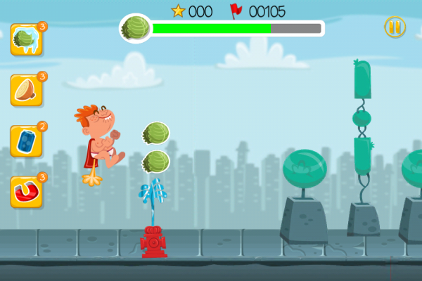 Screenshot do jogo Fart Boy Jump! para iOS