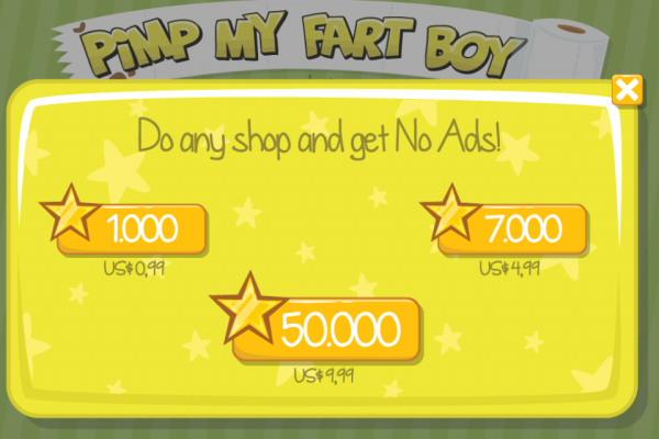 Screenshot do jogo Fart Boy Jump! para iOS