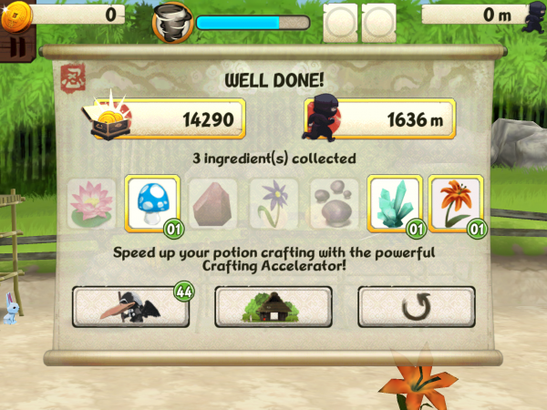 Screenshot do jogo Mini Ninjas para iOS