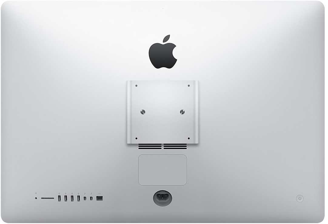 Traseira de iMac com suporte VESA