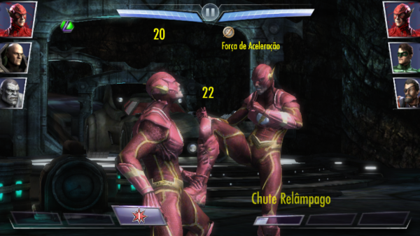 Screenshot do jogo Injustice para iOS
