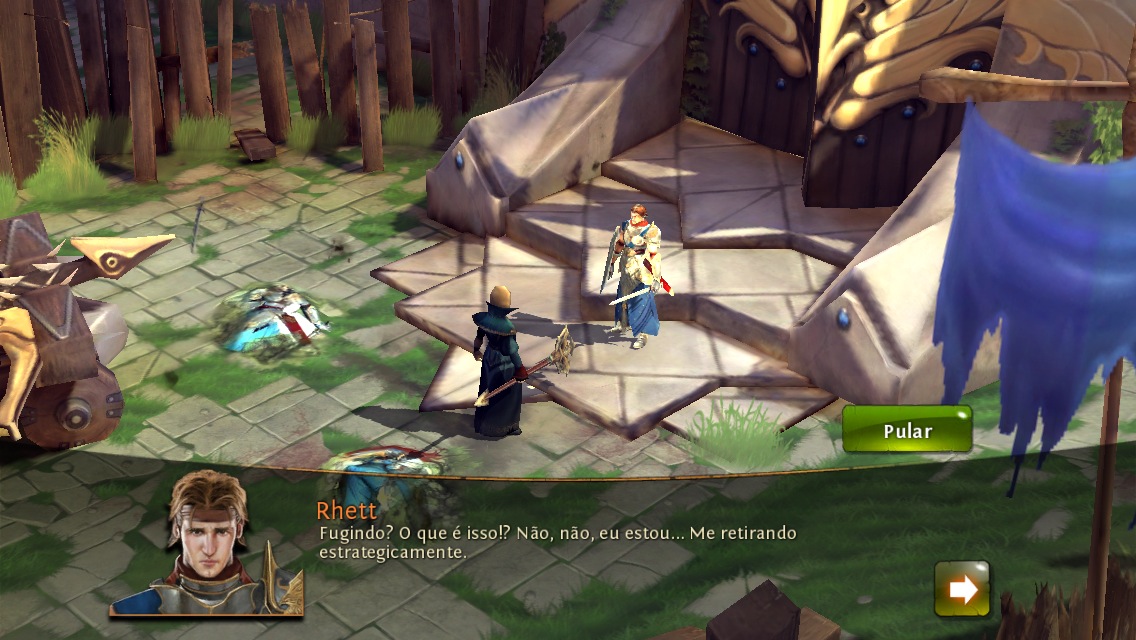 Screenshot do jogo Dungeon Hunter 4 para iOS