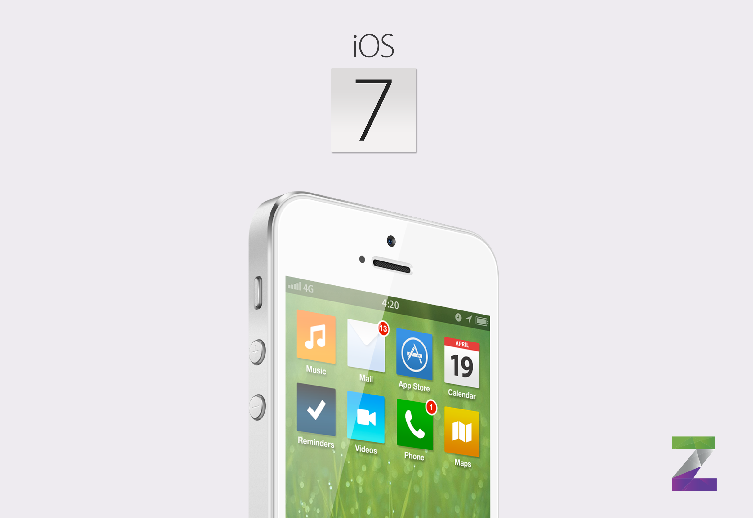 Conceito para iOS 7 - Simply Zesty