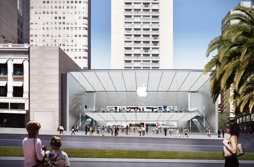 Futura Apple Store que abrirá em San Francisco