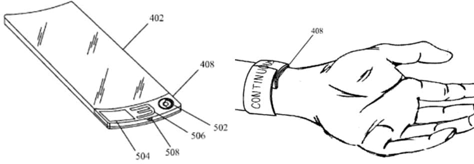 Patente de pulseira da Apple
