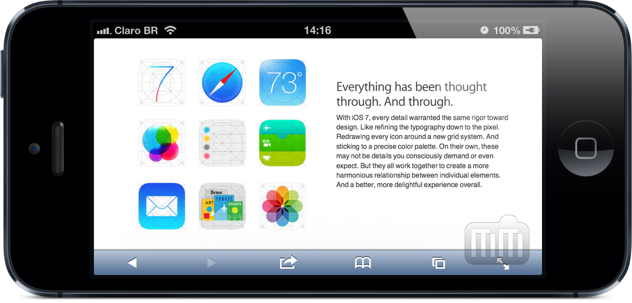 Ícones do iOS 7