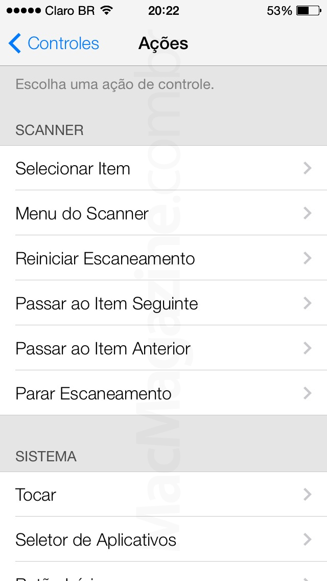 Screenshot do iOS 7 beta 2