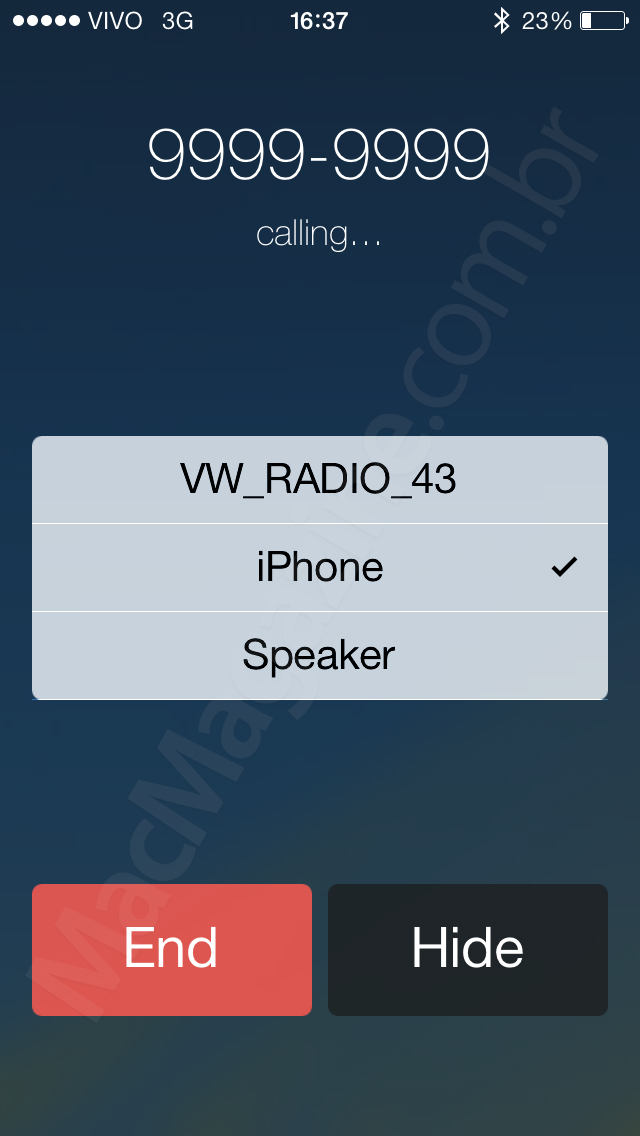 Screenshot do iOS 7 beta 4