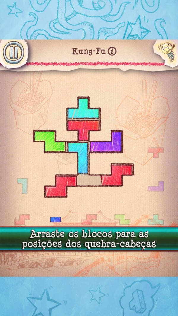 Jogo Doodle Fit 2: Around the World para iOS