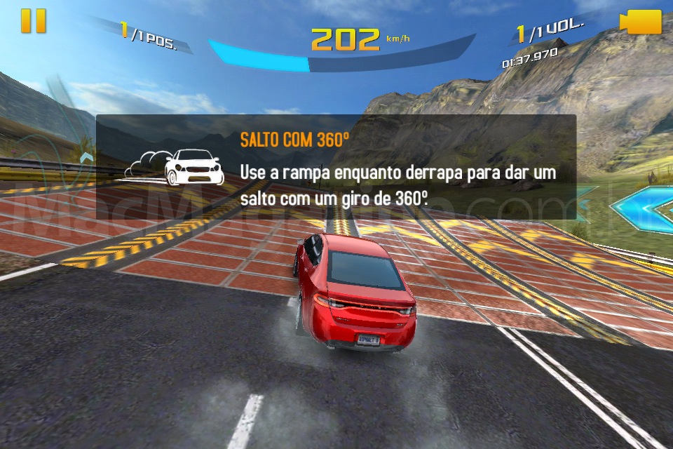 Jogo Asphalt 8: Airborne para iOS