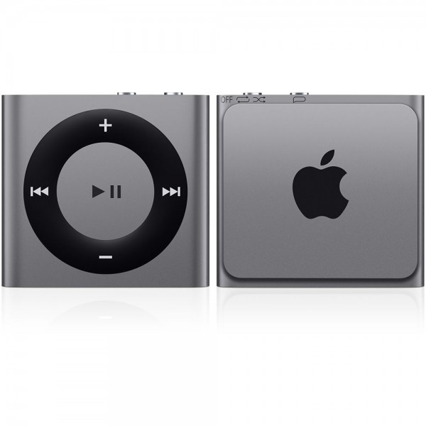 iPod shuffle na cor cinza espacial