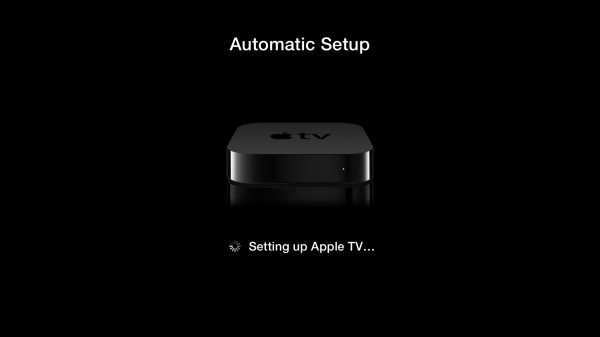 Configuração automática de Apple TVs