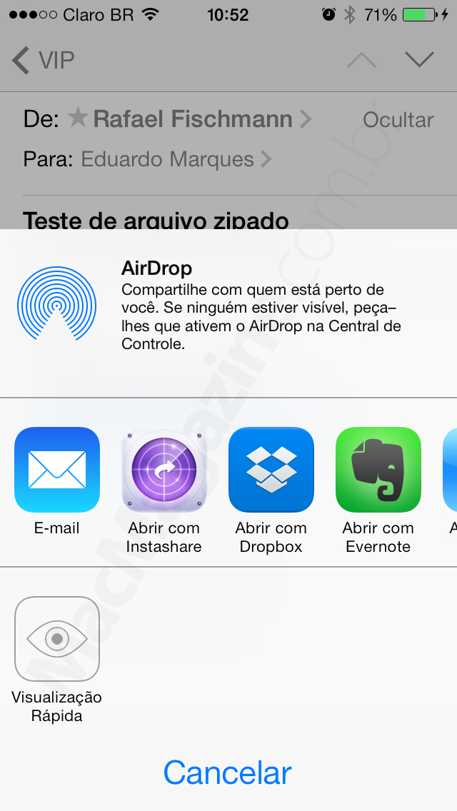Lidando com arquivos ZIP no iOS 7