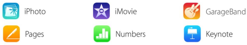 Novos ícones de apps da Apple