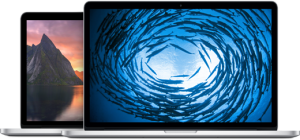 Miniatura de MacBooks Pro com tela Retina