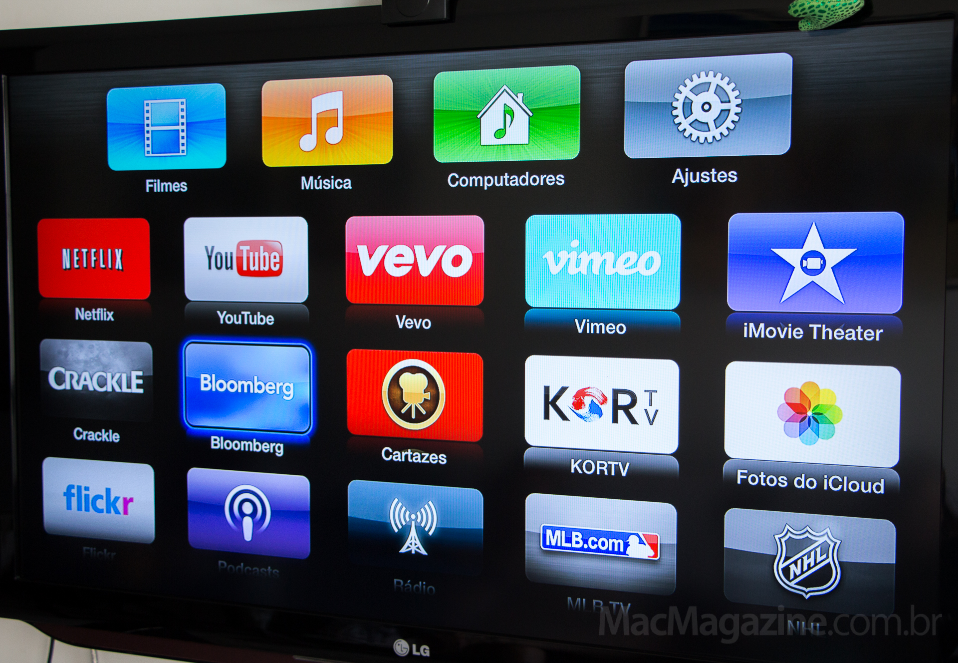 Novos canais na Apple TV
