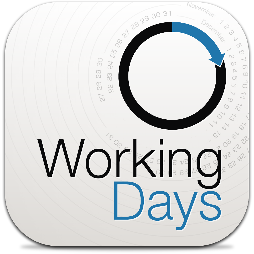 Ícone do app WorkingDays para iPhones/iPods touch