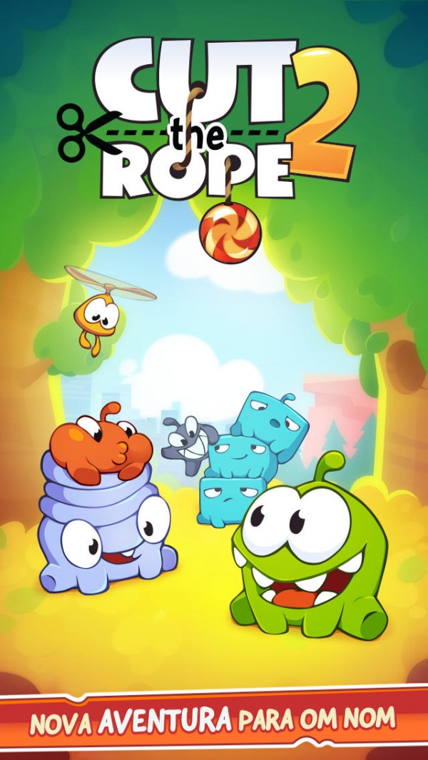Jogo Cut the Rope 2 para iOS