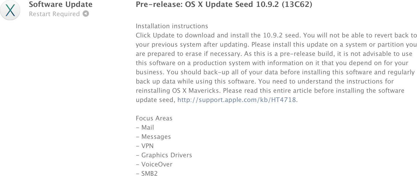 OS X 10.9.2 (13C62)