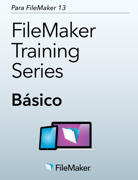 Capa do livro "Série de treinamentos do FileMaker: Básico para FileMaker 13"