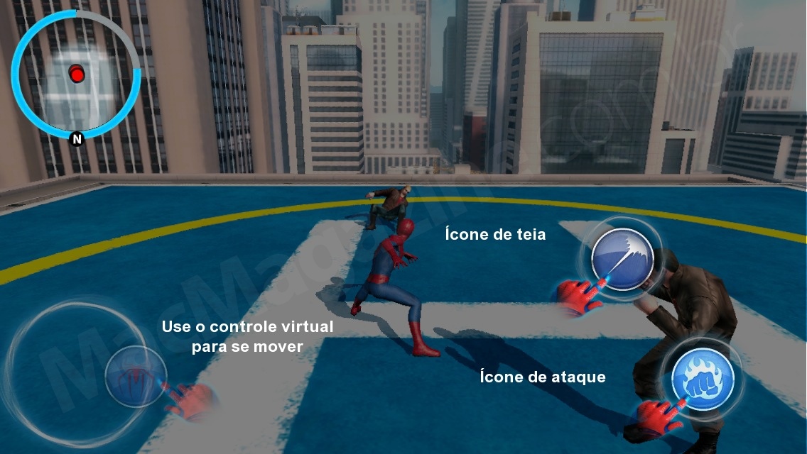 Jogo "O Espetacular Homem-Aranha 2" para iOS