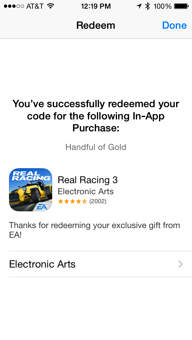 Promo codes para In-App Purchases