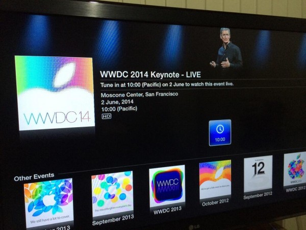 WWDC 2014 na Apple TV