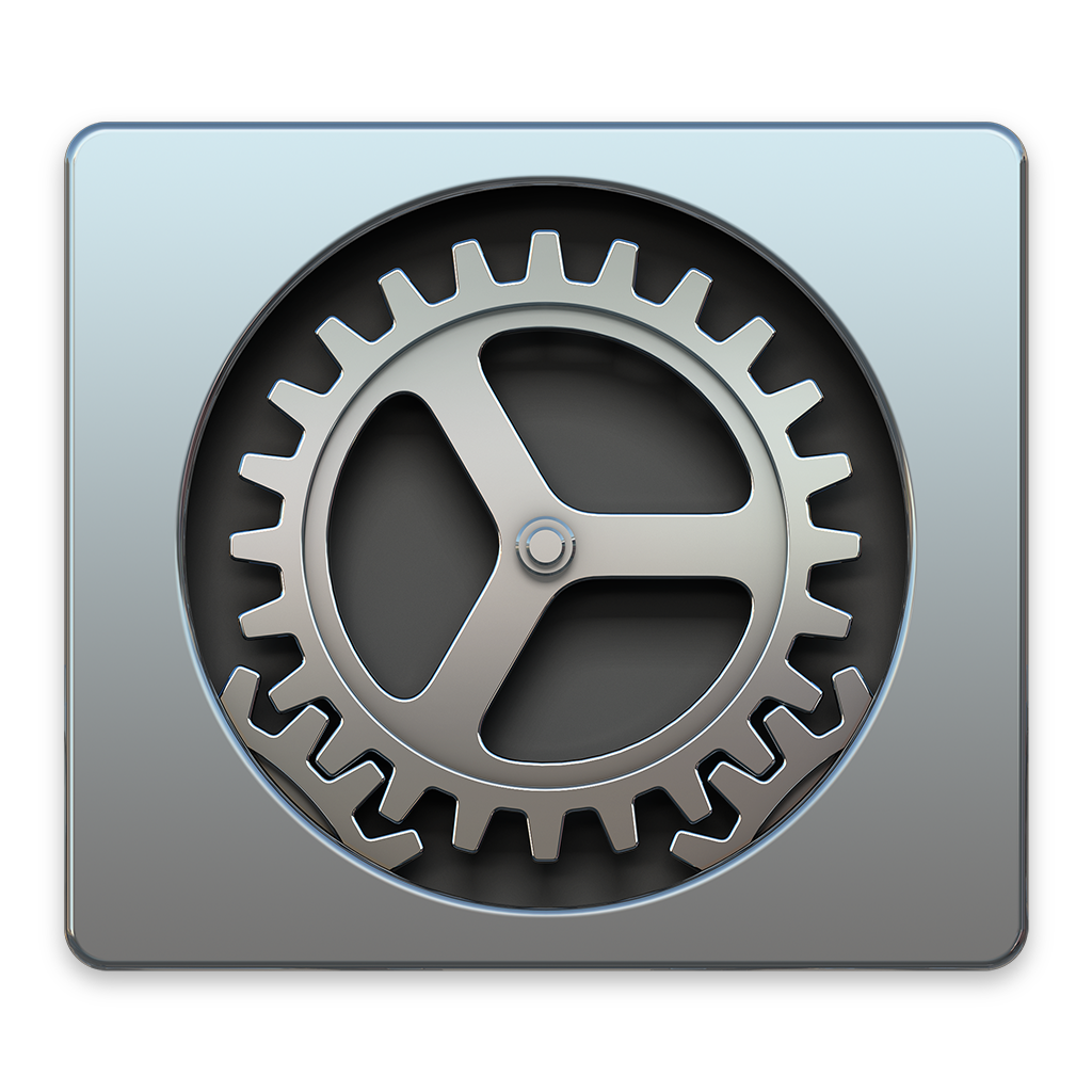 Ícone do OS X Yosemite 10.10 - Preferências do Sistema