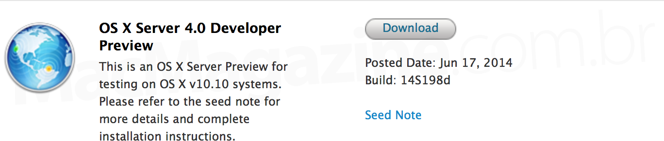 OS X Server 4.0 Developer Preview