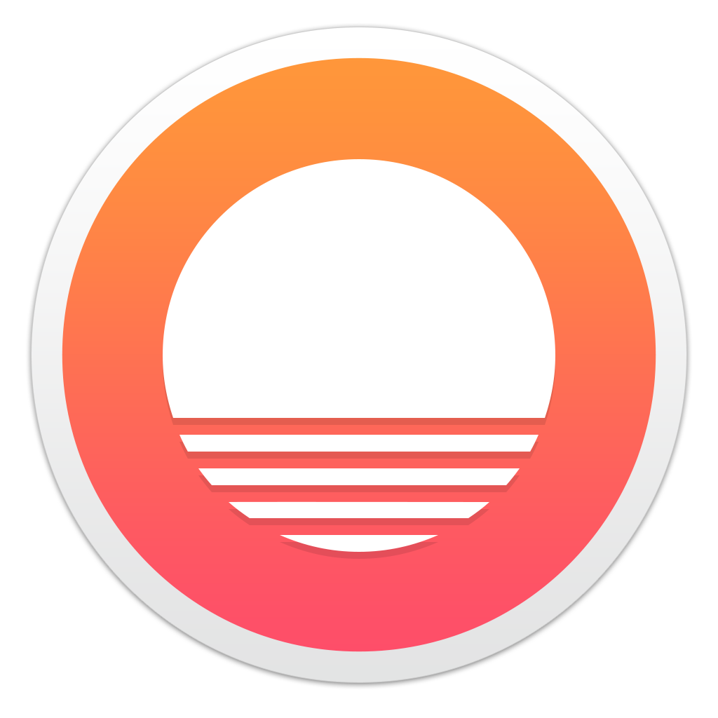 Ícone do app Sunrise Calendar para OS X