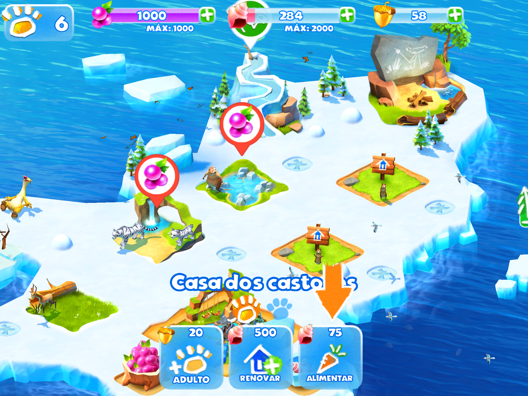 A Era do Gelo Aventuras - Screenshot