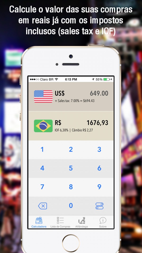 App Compras EUA para iPhones/iPods touch