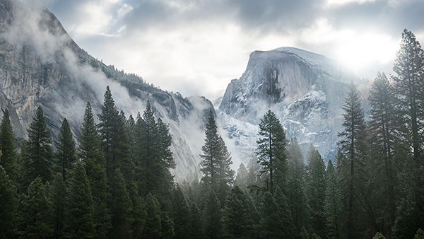 Novo wallpaper do OS X Yosemite