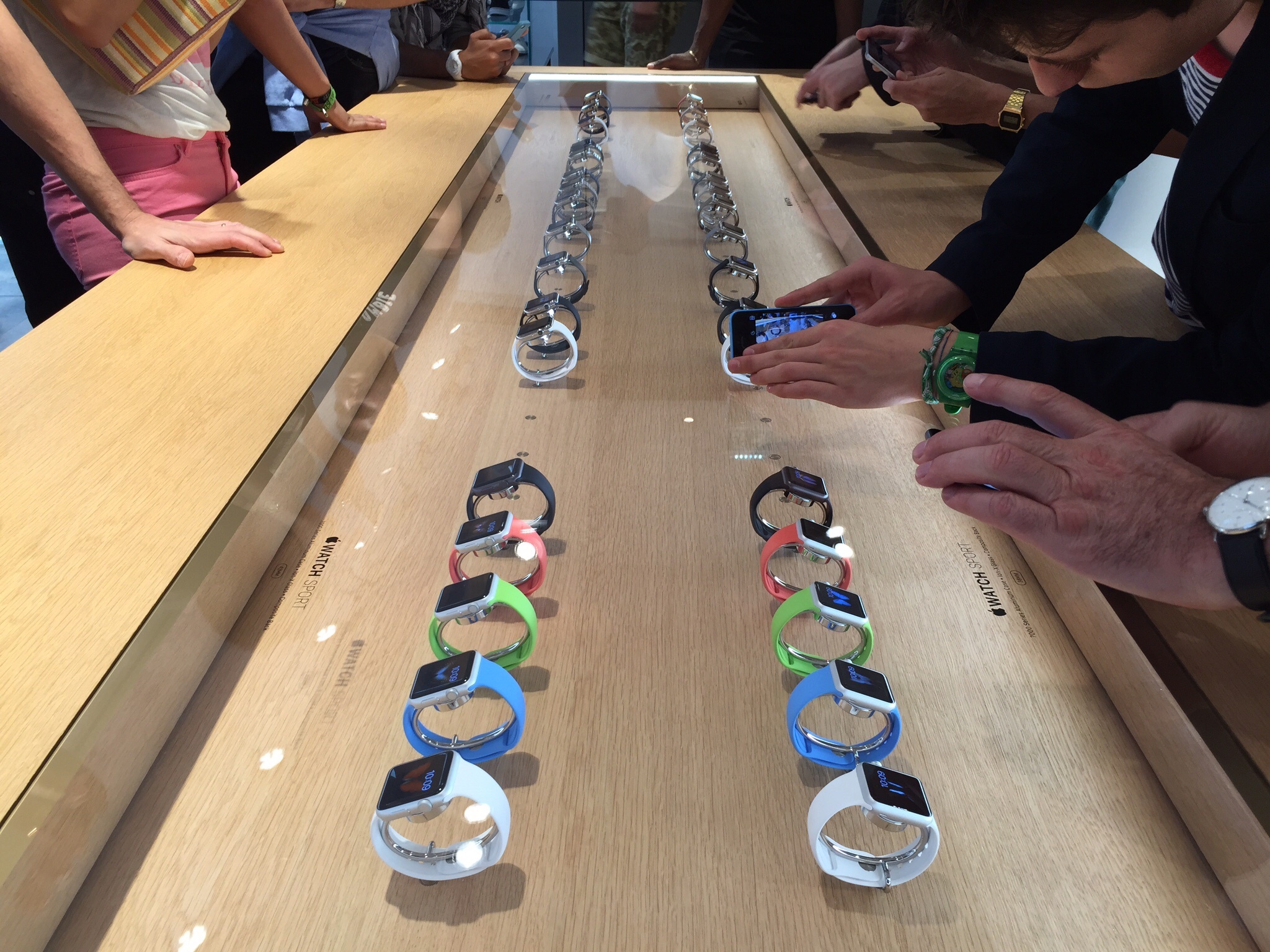 Apple Watch exposto na Colette