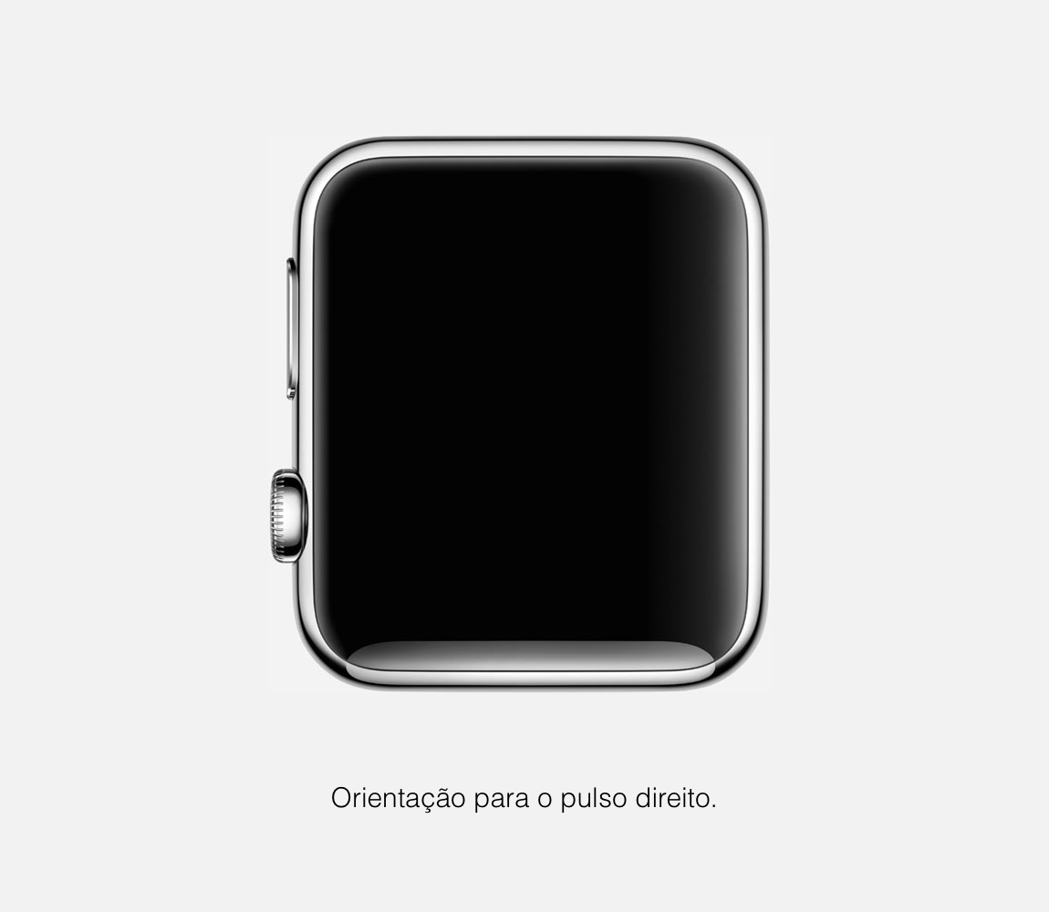 Orientação do Apple Watch