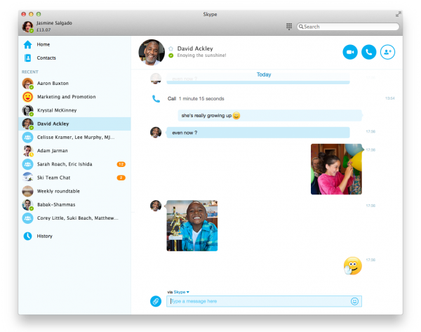 Skype 7.0 para Mac