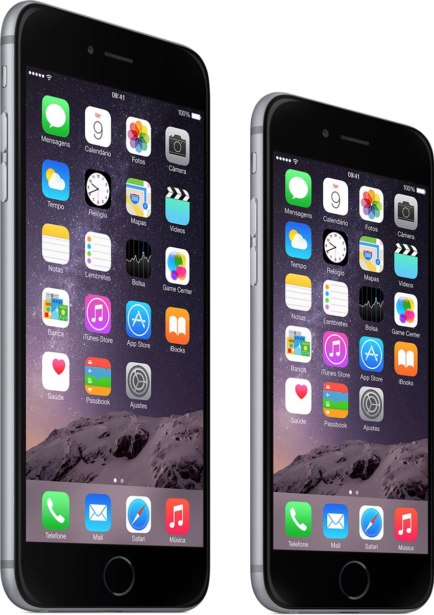 iPhones 6 e 6 Plus