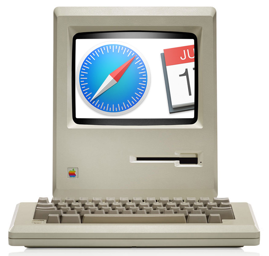 Macintosh vs. imagem Retina