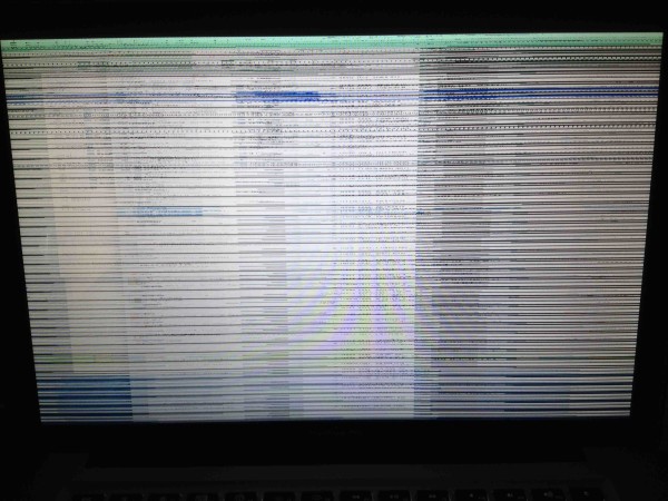 Gráfico problemático num MacBook Pro de 2011