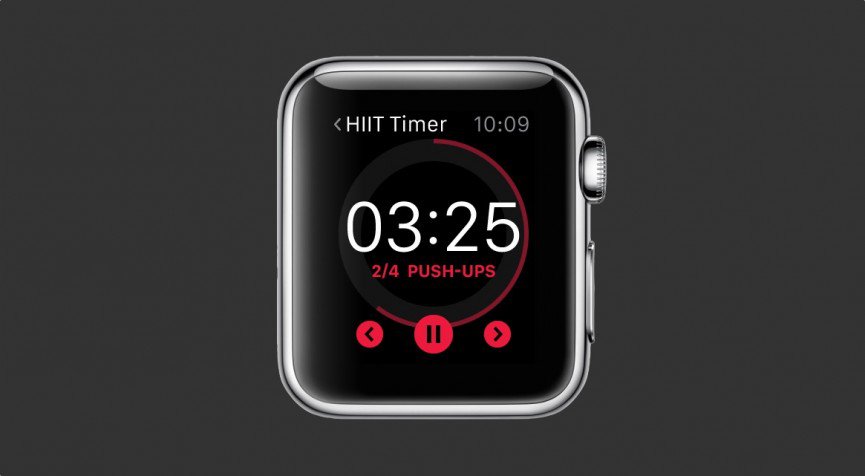 App Exact Fitness Timer para o Watch