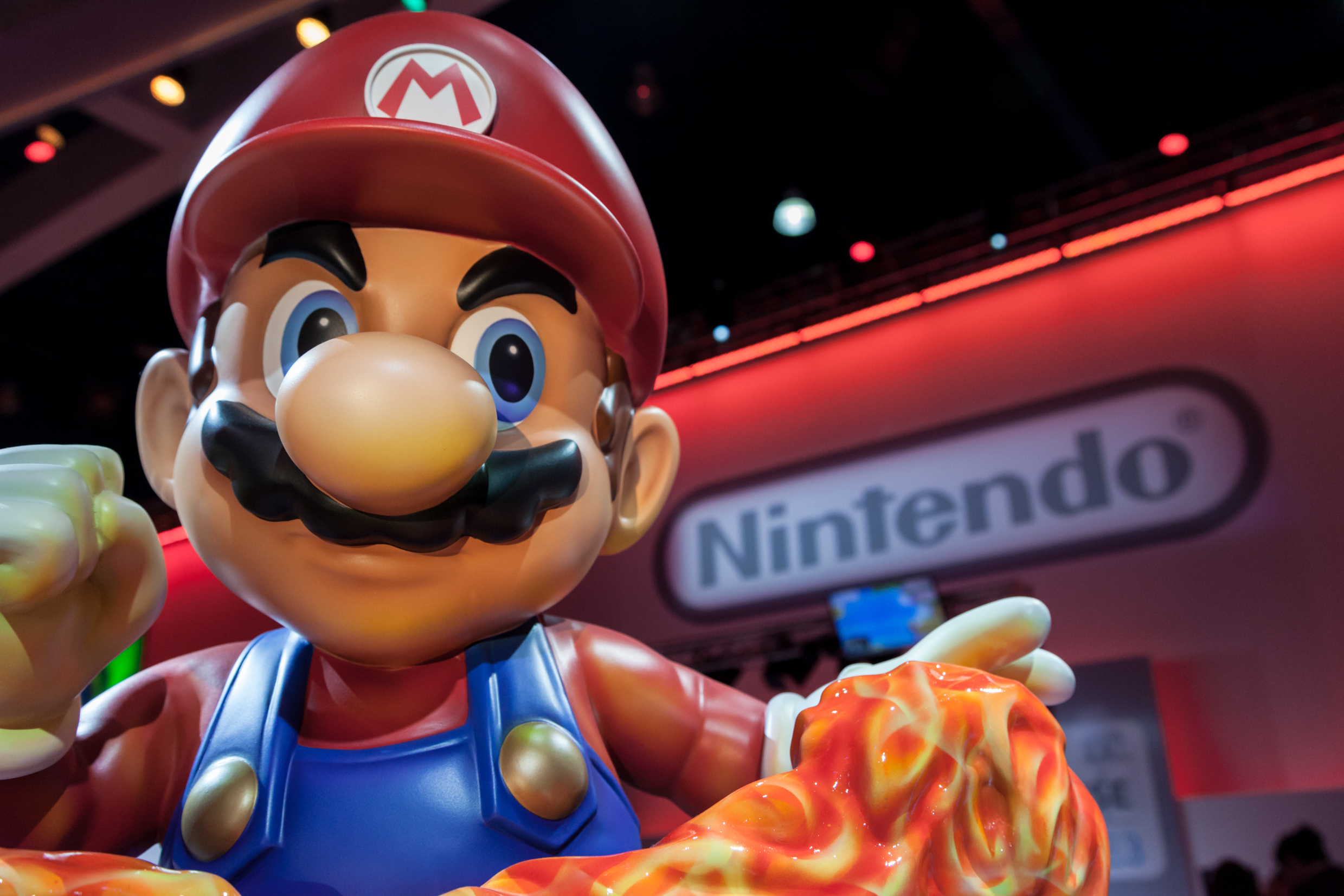 Estátua do Super Mario, da Nintendo